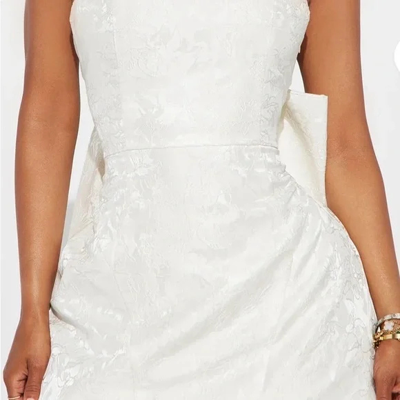 Fashion Nova Grace Strapless Micro Mini Dress size large NWT - Picture 6 of 7